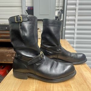 Made in USA 12D Engineer Boots